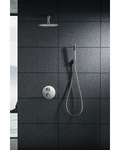 Conjunto empotrado de ducha IMEX Moscú en acero inoxidable 316 termostático