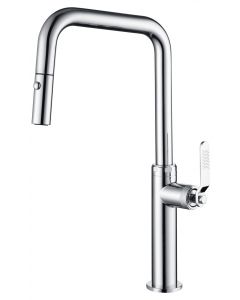 Grifo de cocina extraíble IMEX Niza GCE027 cromo