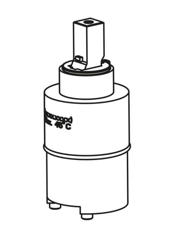 Cartucho termostático mono-term salida libre Ø 40 mm Tres - Ref.29919505