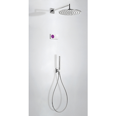 Kit electrónico de ducha termostático empotrado - Tres 09286558