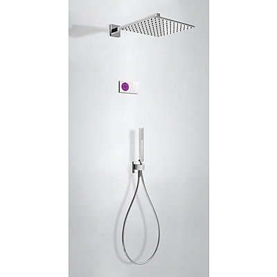 Kit electrónico de ducha termostático empotrado - Tres 09286563
