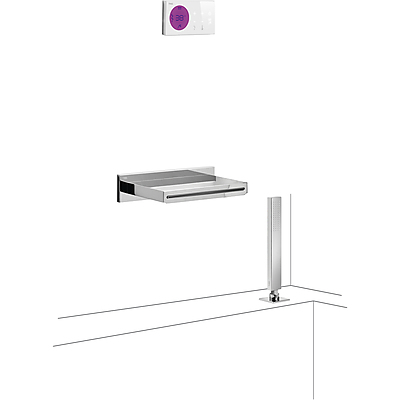 Kit electrónico de bañera termostático empotrado - Tres 09286570