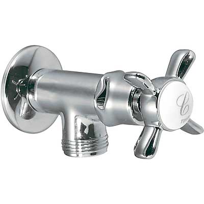 Grifo lavadora salida rosca de 3/4