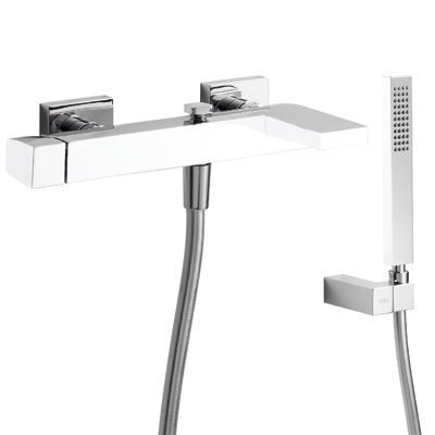 Grifo Monomando bañera-ducha con cascada.  - Tres 20217001BL