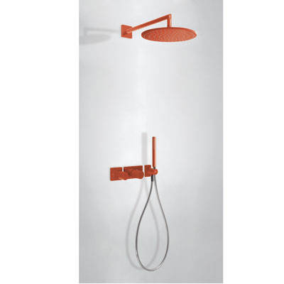 Kit de ducha termostático empotrado (2 vías).
 - Tres 20735201TRO
