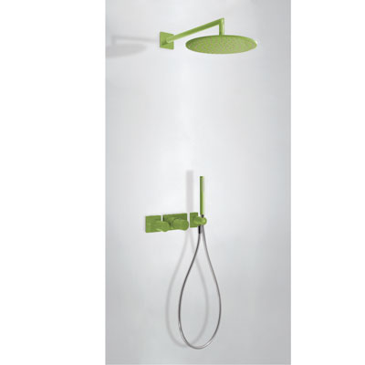 Kit de ducha termostático empotrado (2 vías).
 - Tres 20735201TVE