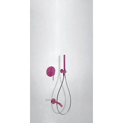 Kit de ducha monomando empotrado - Tres 26218003TVI