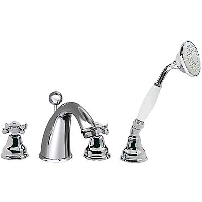 Batería bañera de repisa con inversor - Tres 52414601