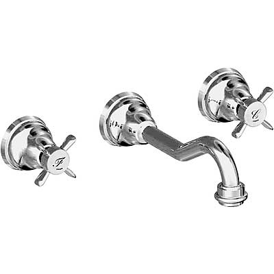 Batería lavabo mural  - Tres 52415101