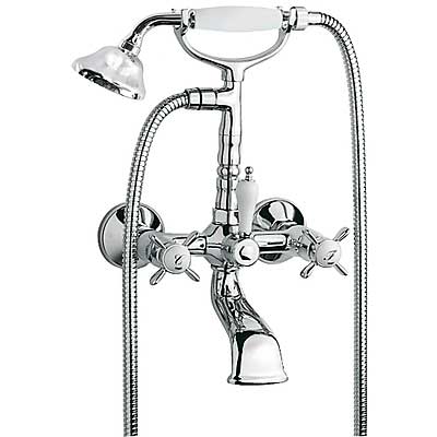 Grupo baño‑ducha Excéntricas con silenciador.  - Tres 5241700361