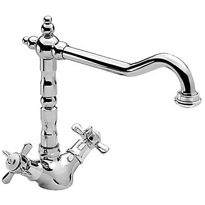 Grifo Bimando fregadero vertical RETRO‑TRES  - Tres 5243420261