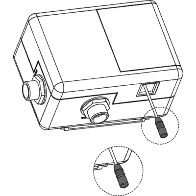 Caja electrónica de detección Conector NEGRO - Tres 29944502